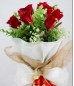 1 Dozen Red Roses (round bouquet)