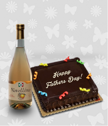 Chocolate Cake and Novellino Lucious Peach Wine